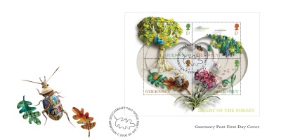 Heart of the Forest Souvenir Sheet First Day Cover